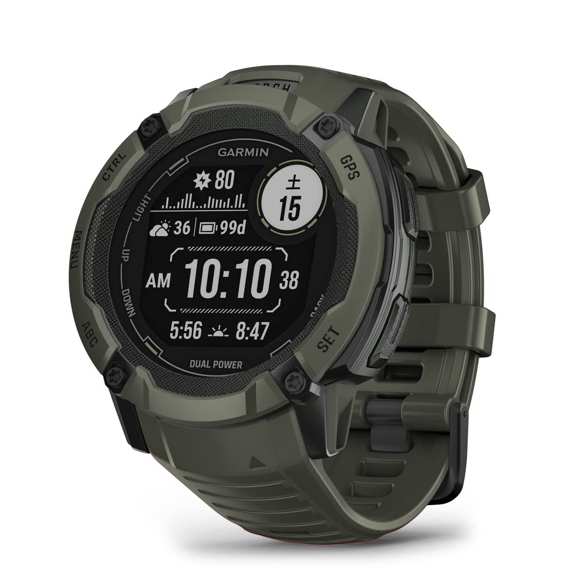 Amazon | ガーミン(GARMIN) Instinct 2X Dual Power Moss タフネスGPS